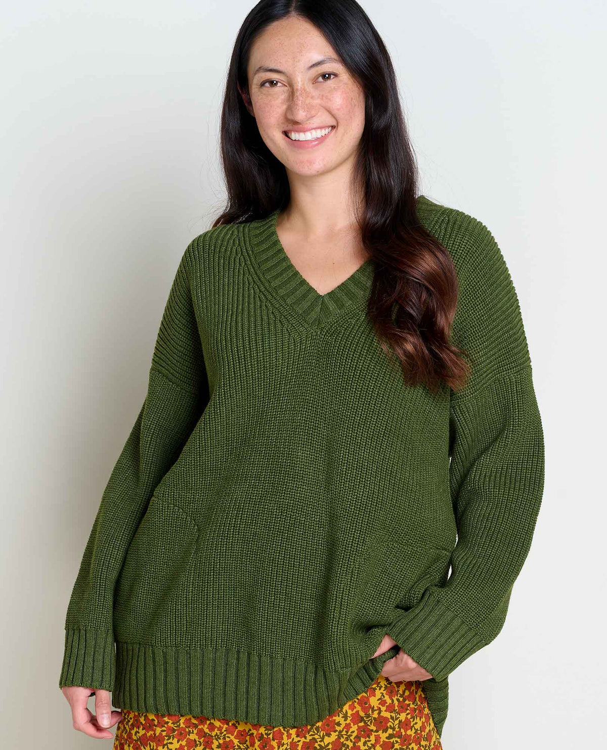 W’s Butte Oversized Sweater (Chive)