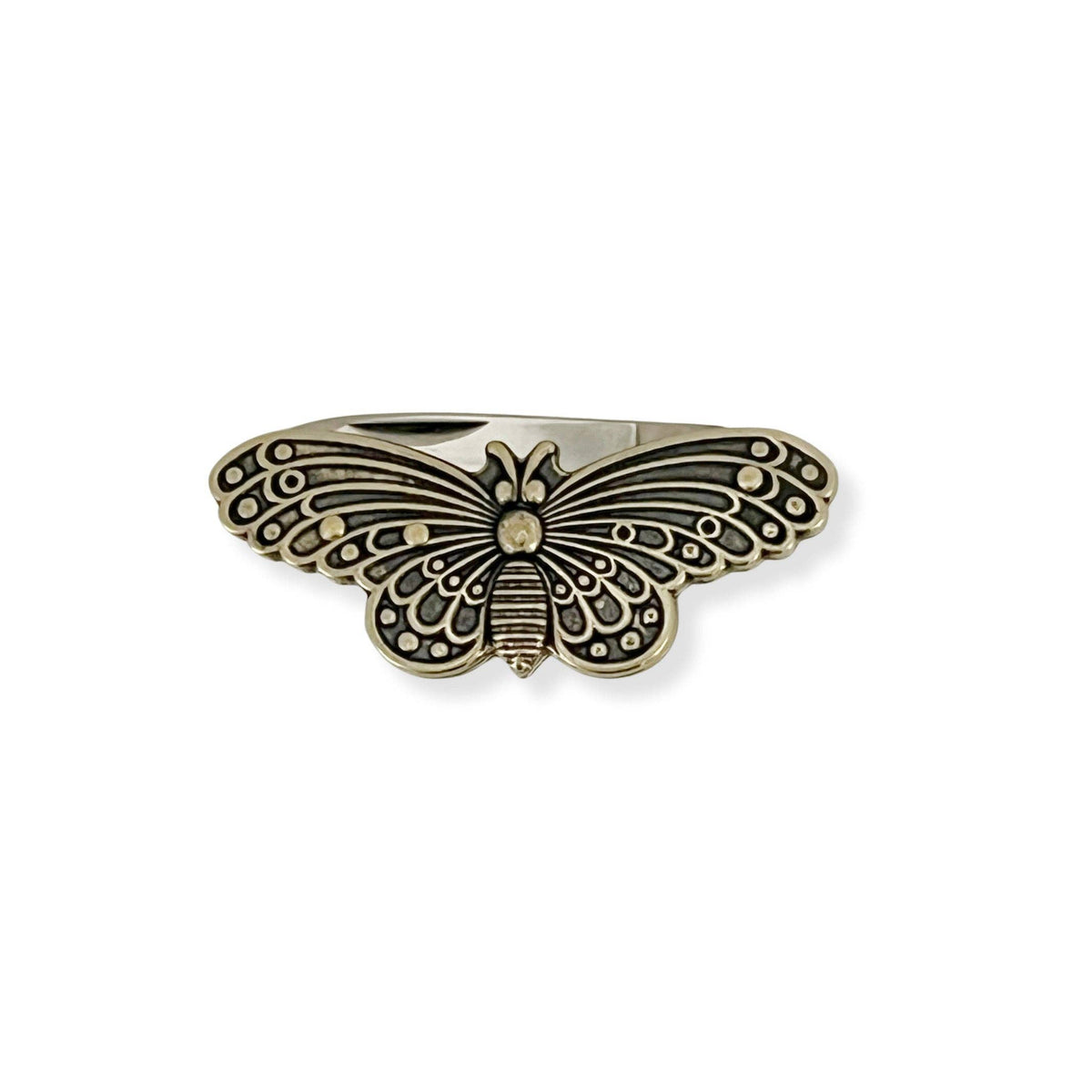 Cute Little Brass Animal Pocket Knife : Butterfly