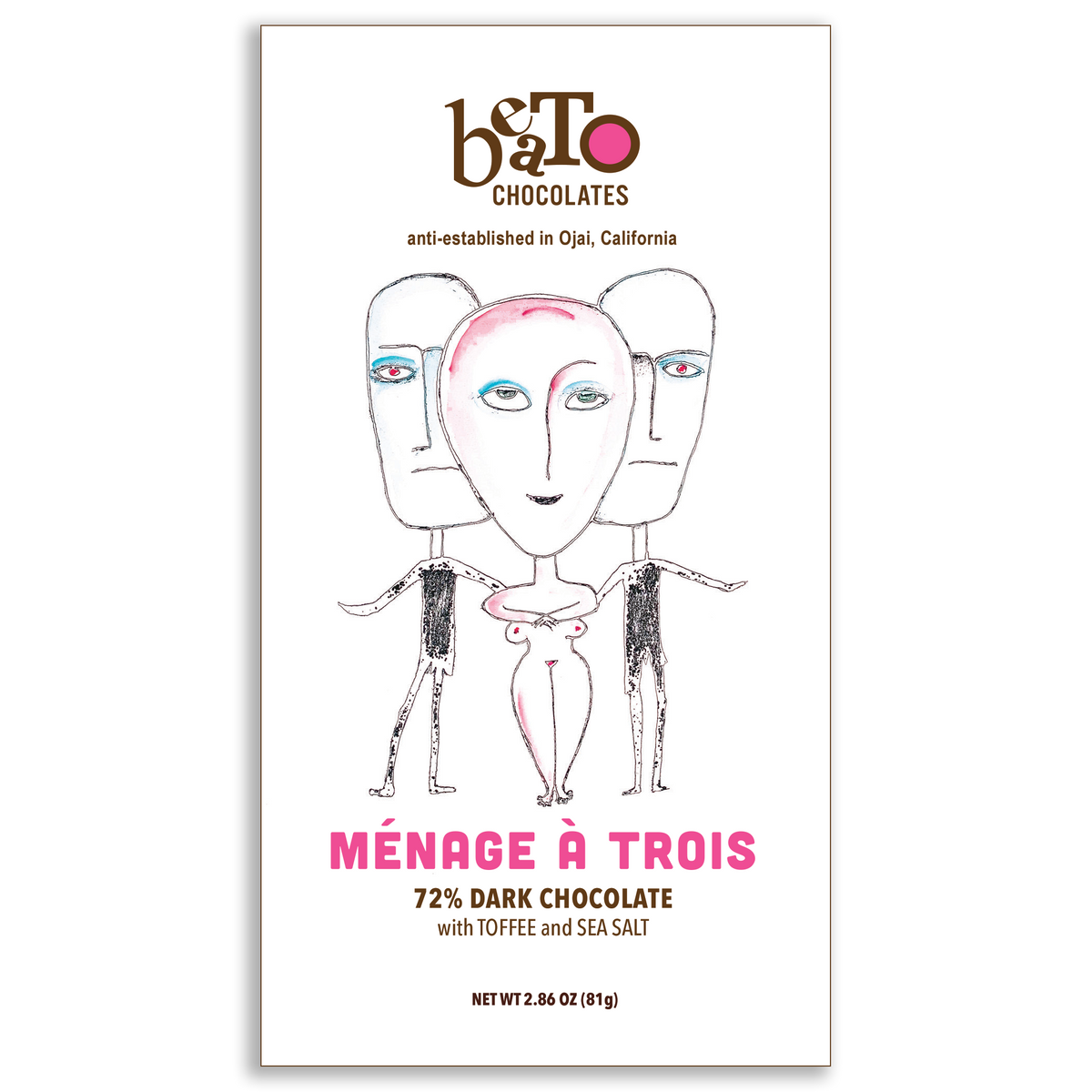 Menage A Trois Chocolate Bar (75g/2.64oz)