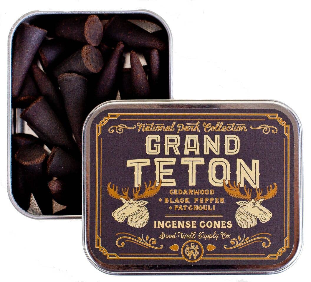 Grand Teton Incense - Cedarwood Black Pepper &amp; Patchouli