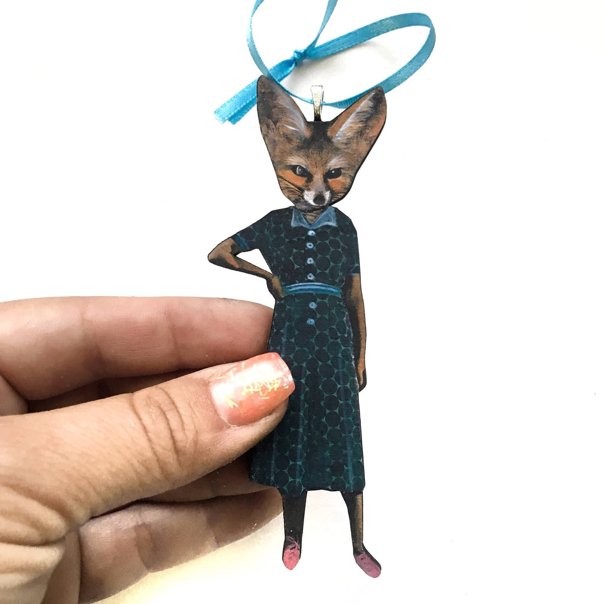 Handmade Wood: Sassy Fox Ornament