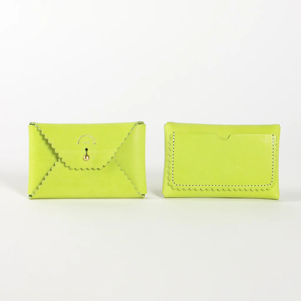 Scallop Wallet: Lime