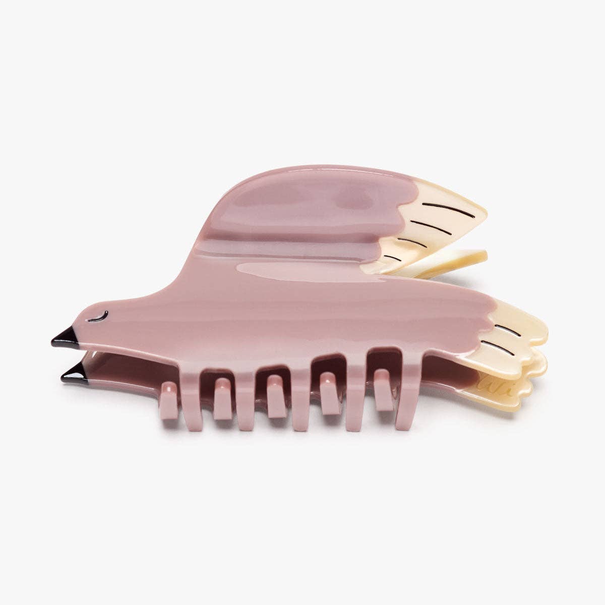 White Wing Dove Bird Women&#39;s Acetate Hair Claw Clip