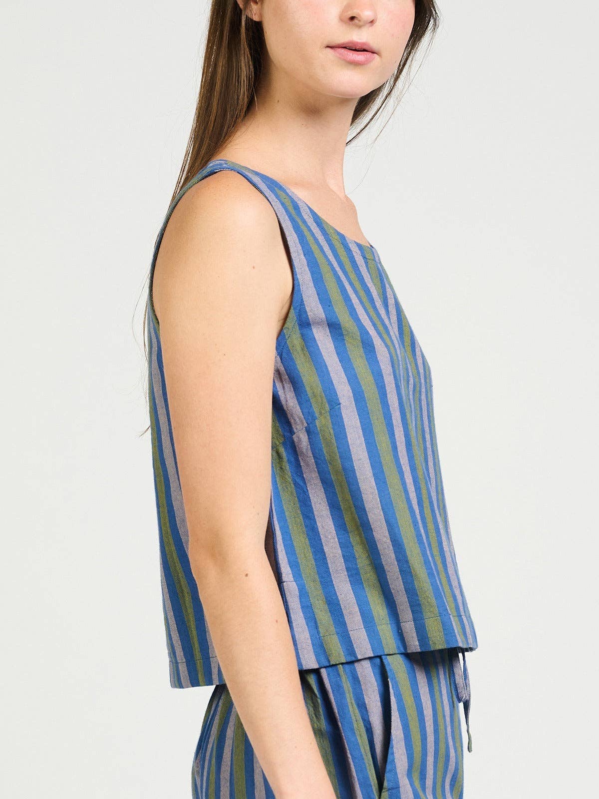 Neko Tank Lavender Stripe: Lavender Stripe