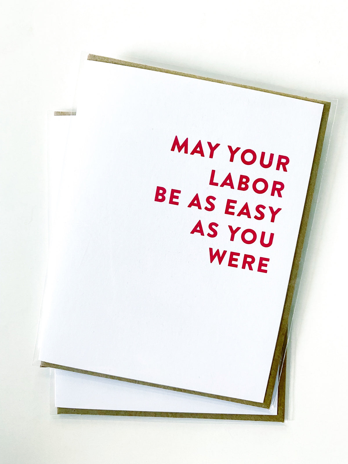 Easy Labor Baby Card