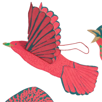 Party Birds Paper Ornaments