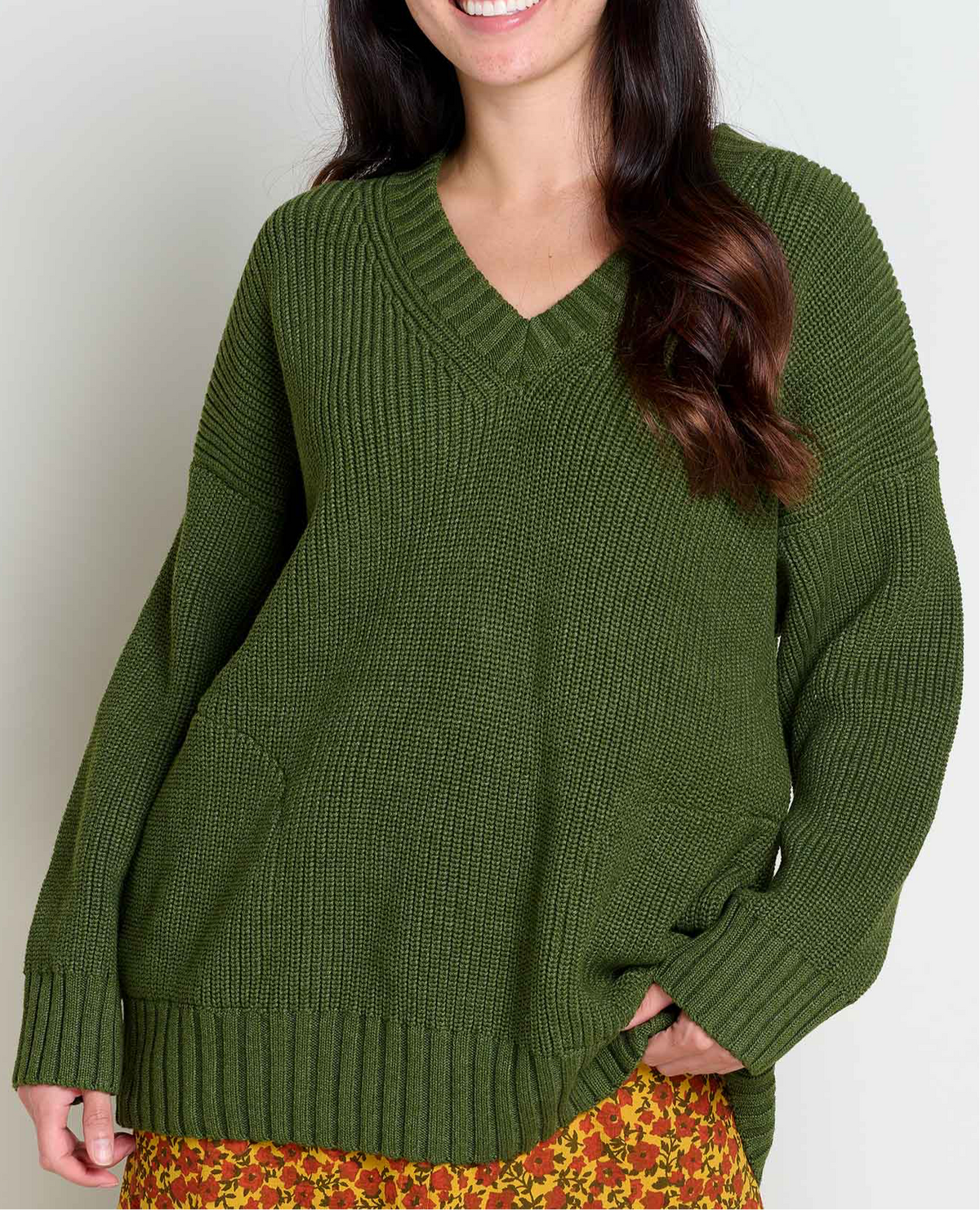 W’s Butte Oversized Sweater (Chive)