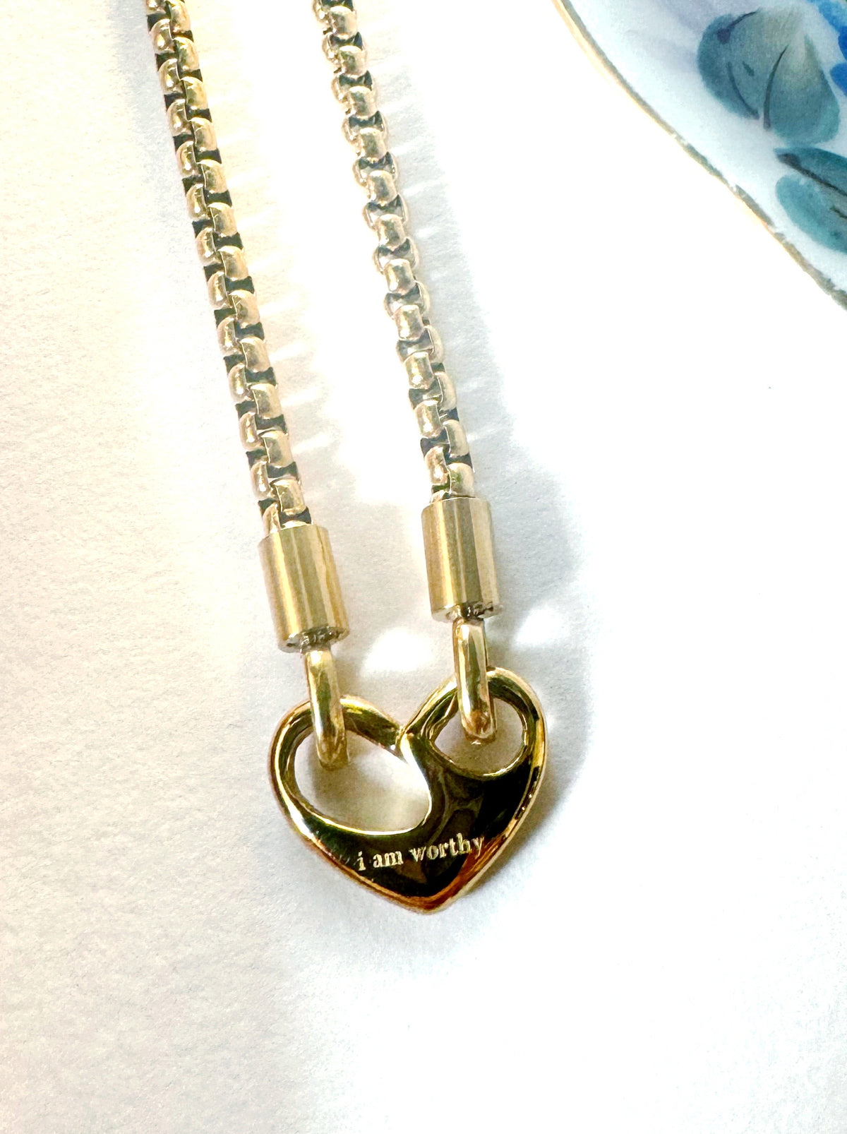 Infinity Heart Necklace- Gold