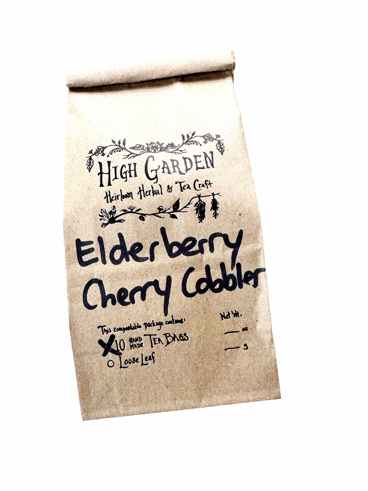 High Garden Tea - Elderberry Cherry Cobbler