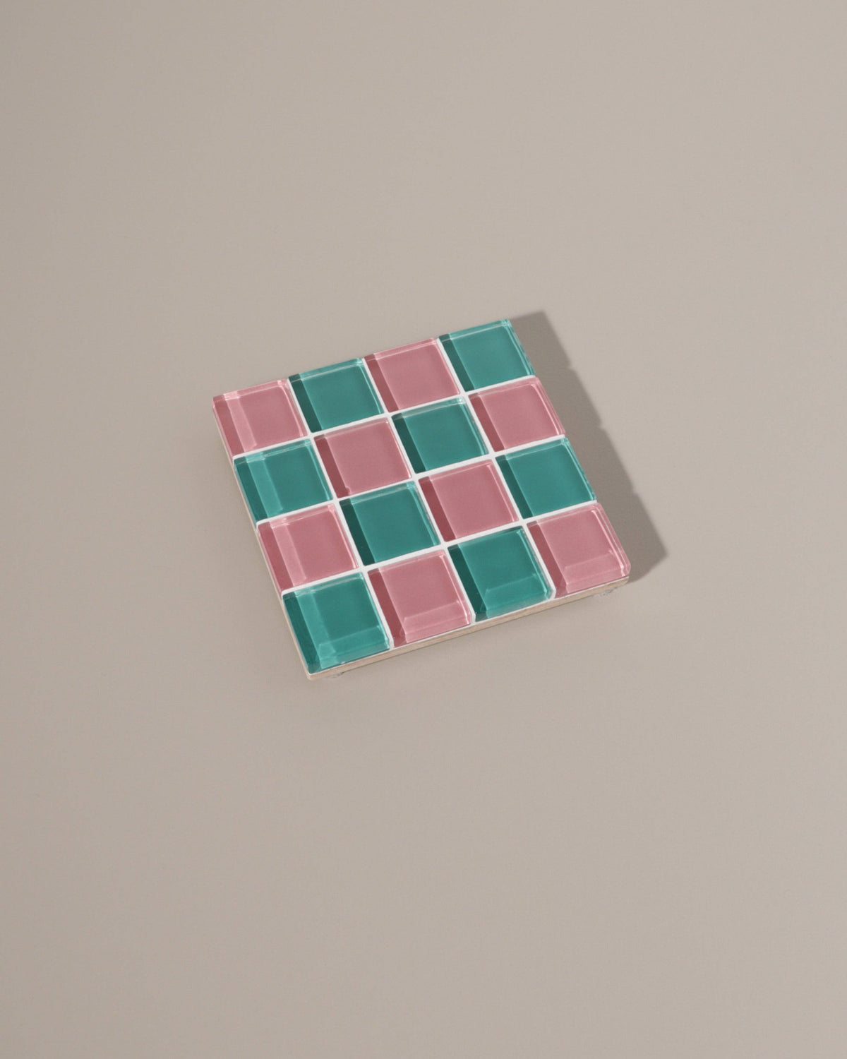 GLASS TILE COASTER - Sour Watermelon: Single