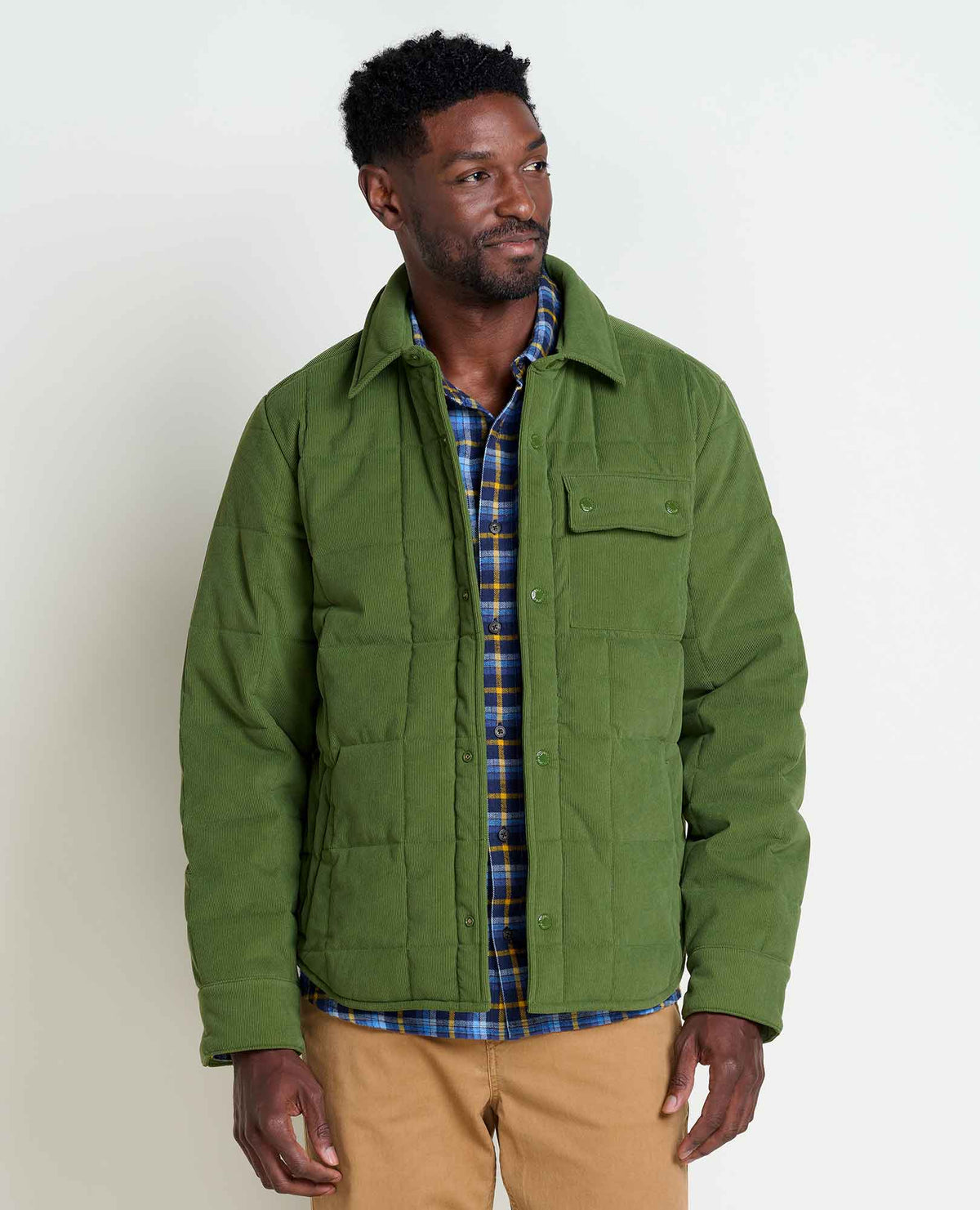 Spruce Wood Shirt Jacket (Chive Cord)