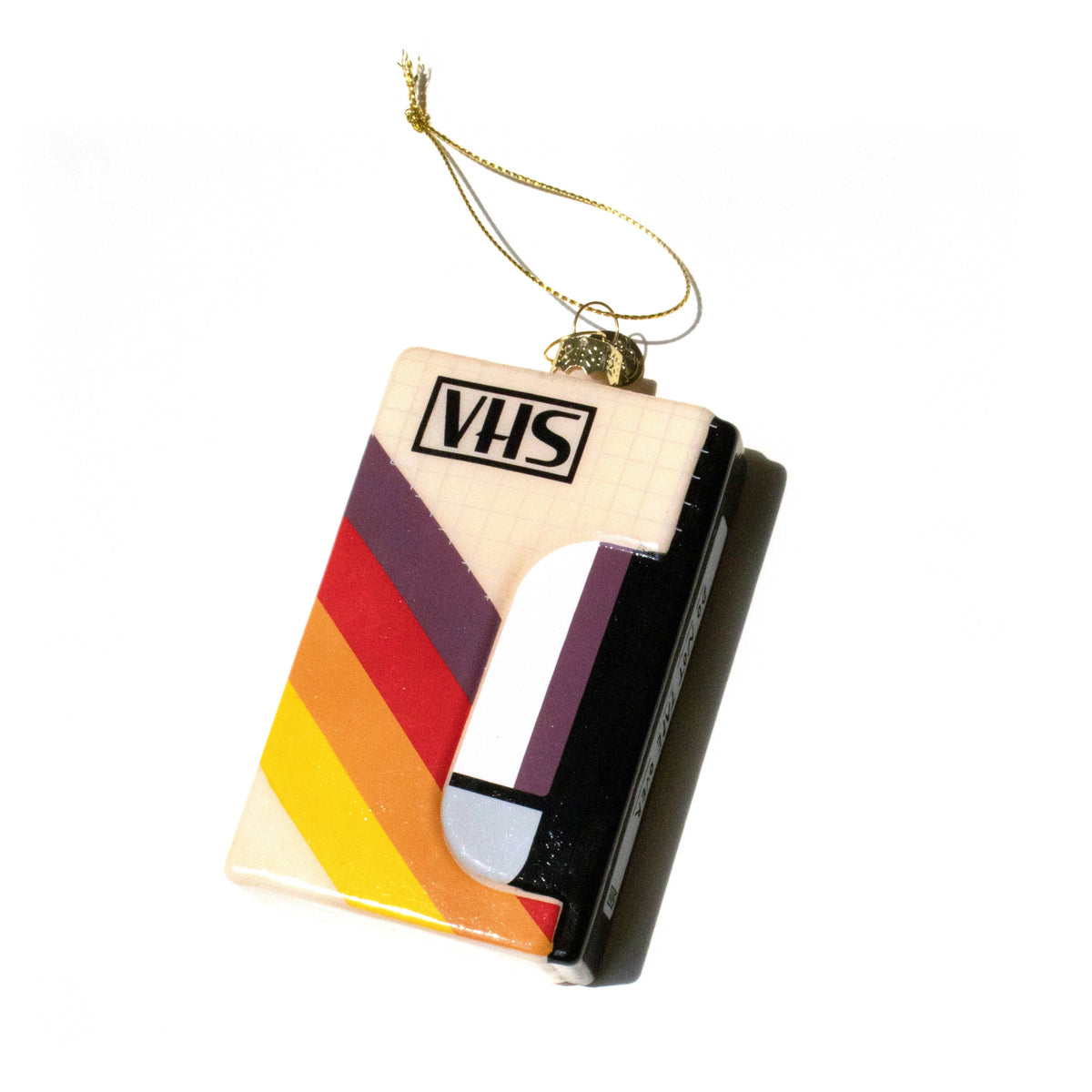 Handmade Glass : VHS Tape Ornament