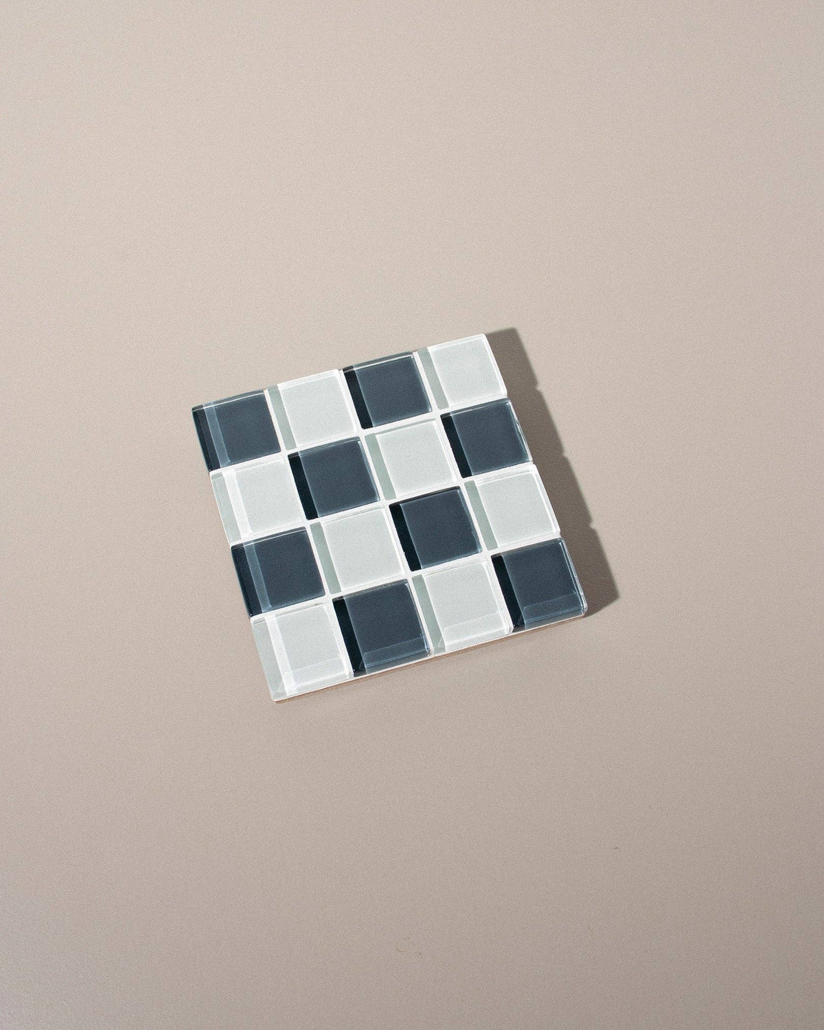 GLASS TILE COASTER - Stone Wall: Single