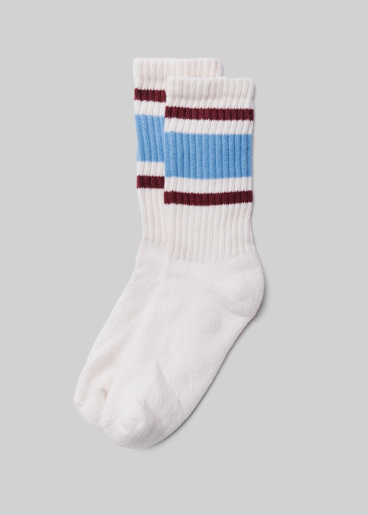 The Retro Stripe Crew - Col. Blue/Maroon