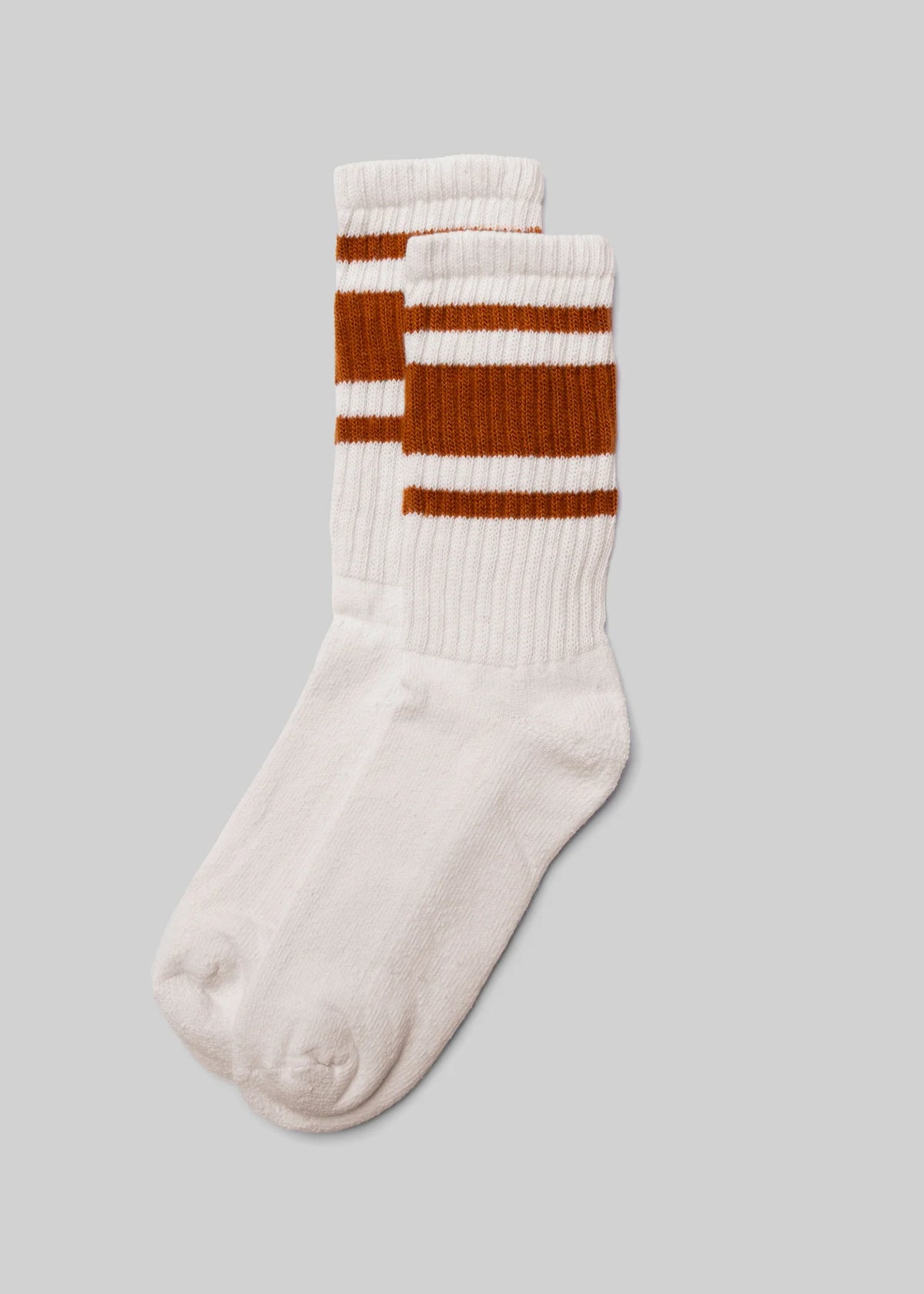 The Retro Mono Stripe Crew - Texas Orange