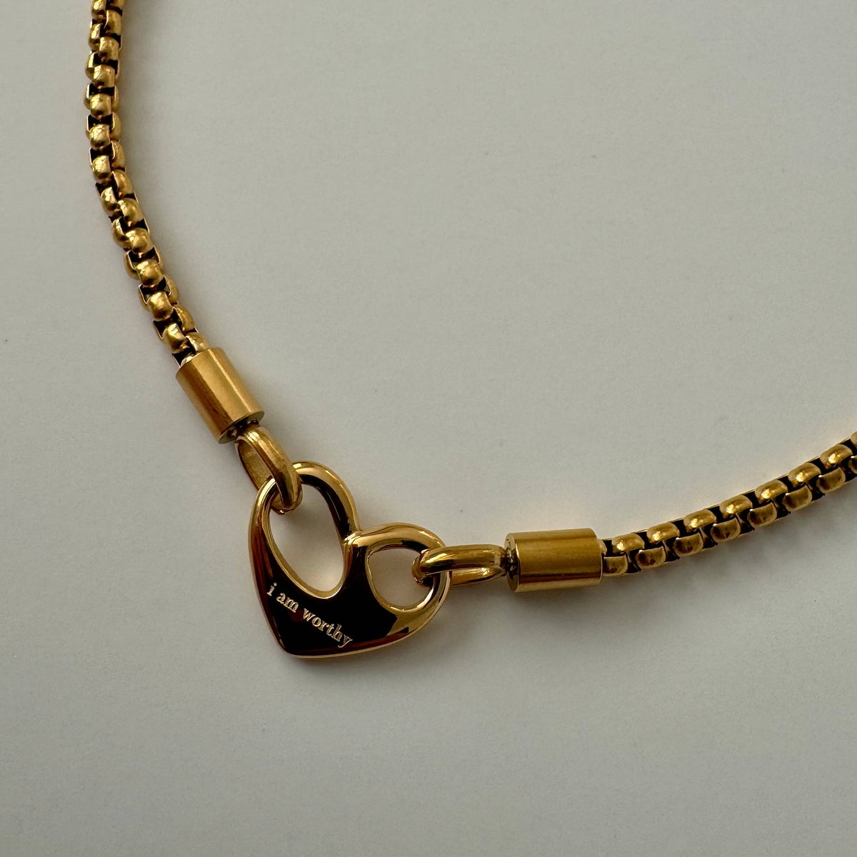 Infinity Heart Necklace- Gold