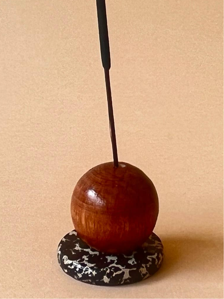 Wooden Incense Holder-TRUFFLES: Walnut