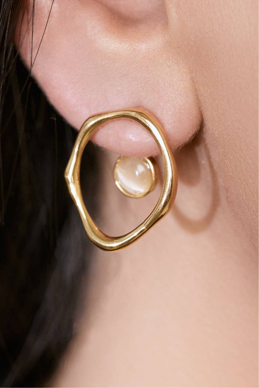 Hollow Stud Earrings