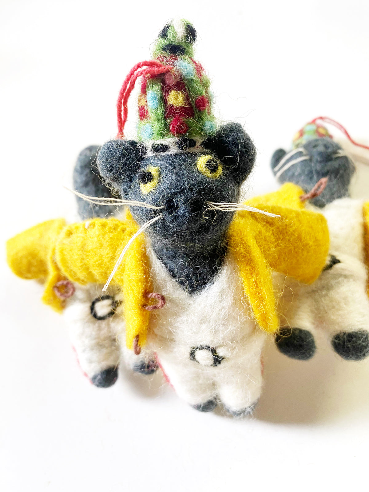 Handmade Felt: Freddie Meow-Cury Ornament