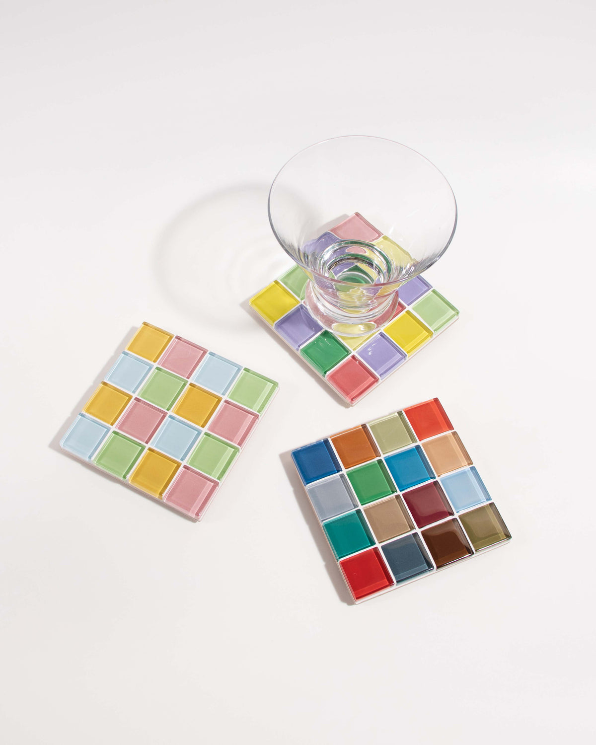 GLASS TILE COASTER - The Spring Sprinkles