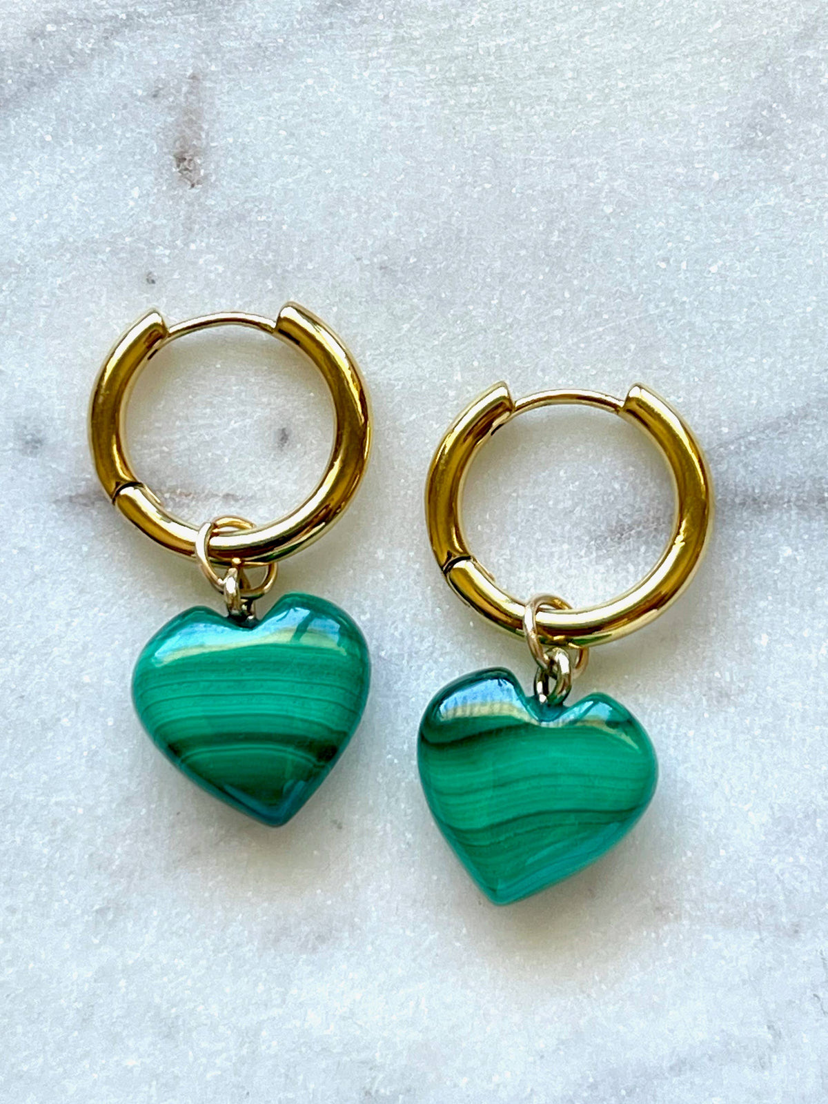 Antonella Green Malachite Earrings