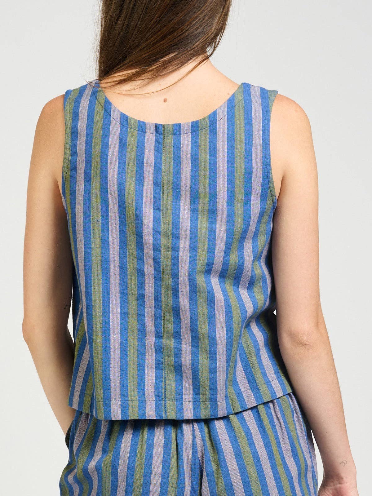 Neko Tank Lavender Stripe: Lavender Stripe