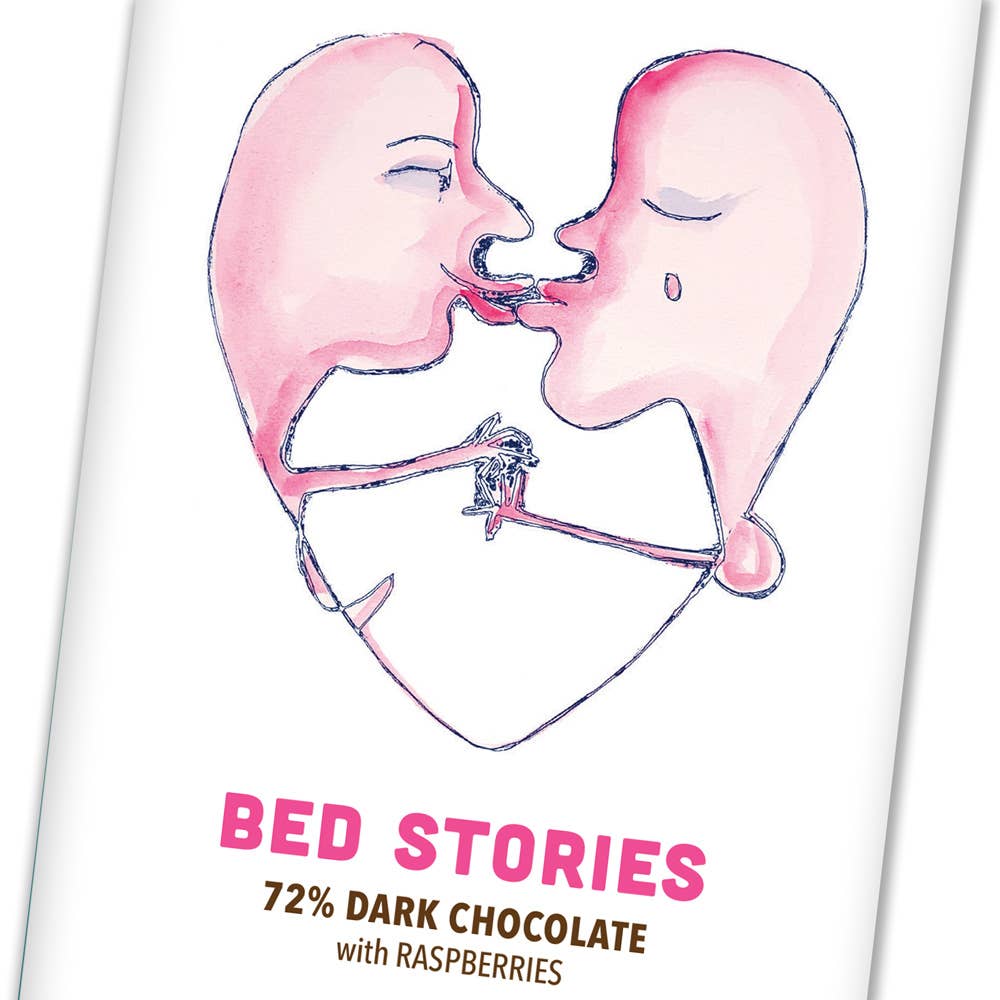 Bed Stories Chocolate Bar with Raspberries (75g/2.64oz)