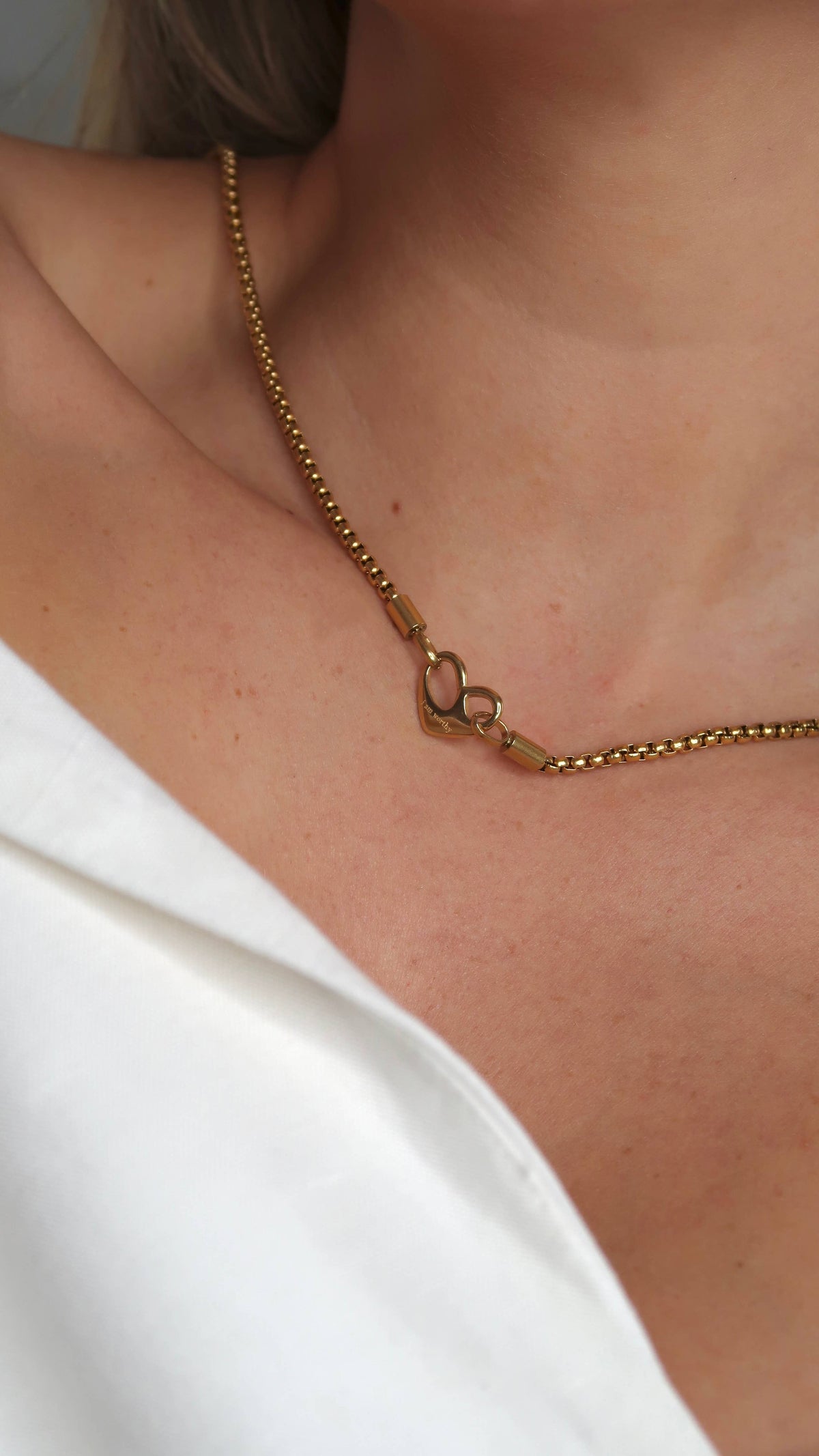 Infinity Heart Necklace- Gold