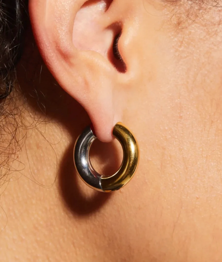 Undecided- Two Tone Earring