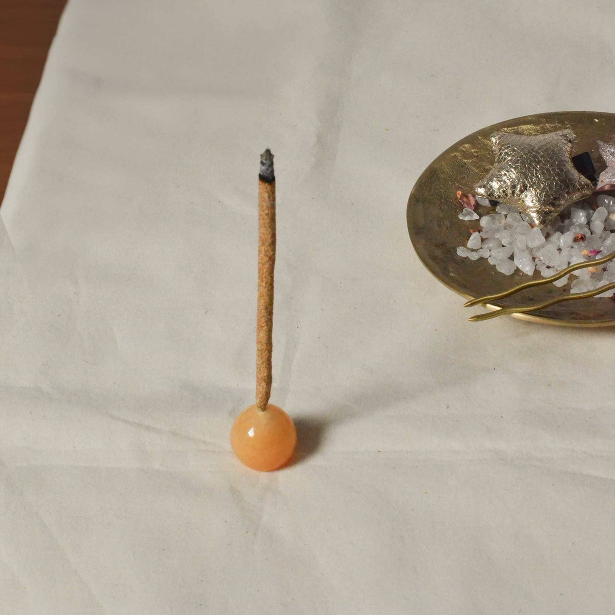 Sphere Topaz Incense Holder