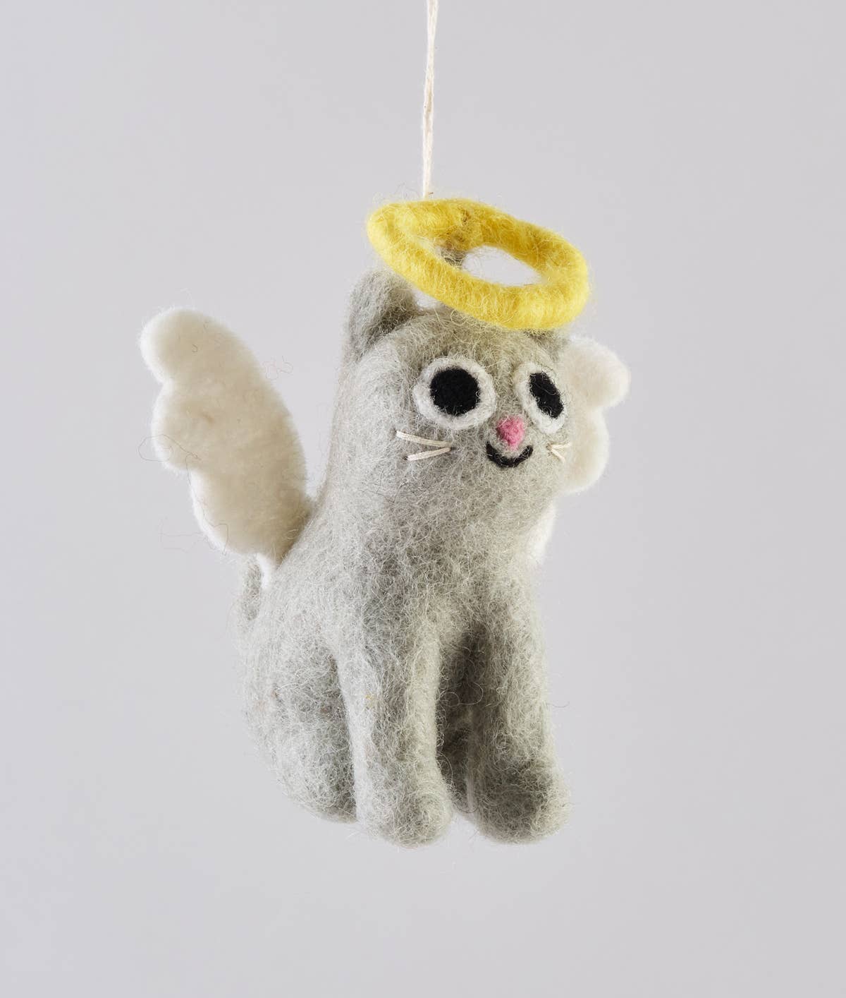 Handmade Felt: “Gabby” Cat Ornament