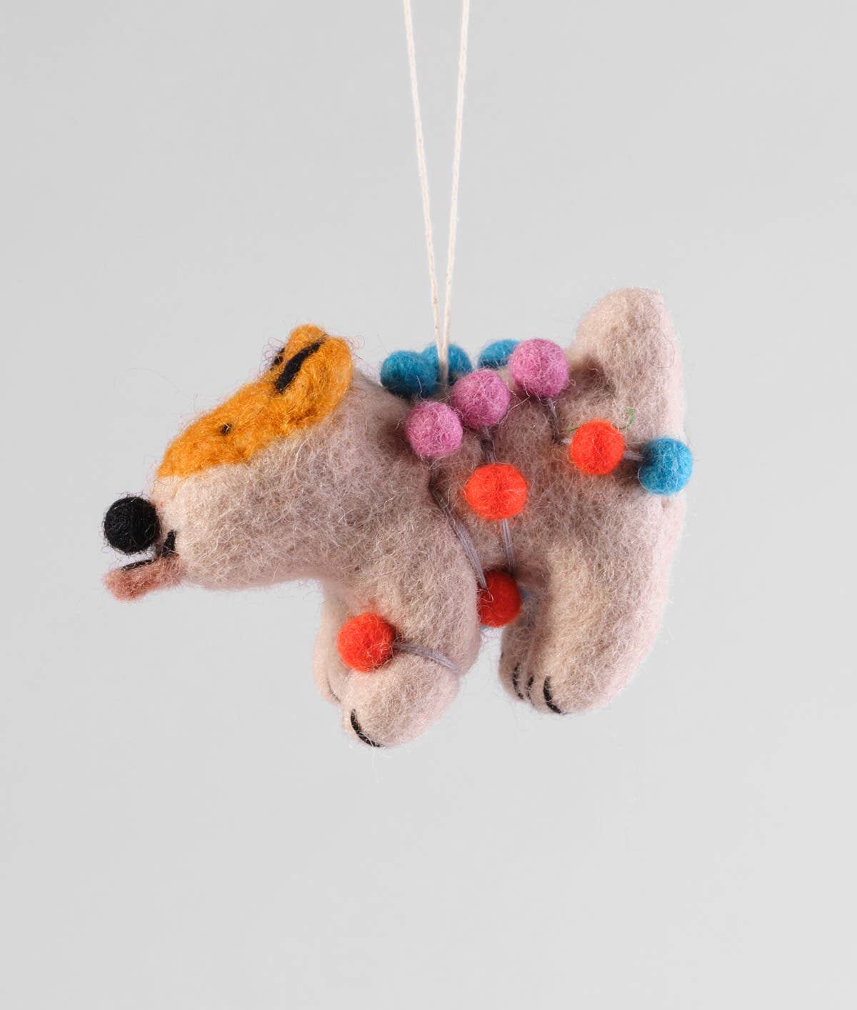 Handmade Felt: “Willa” Hanging Felt Ornament