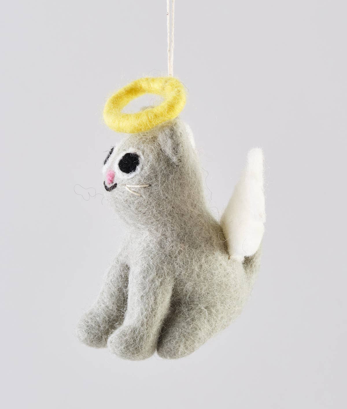 Handmade Felt: “Gabby” Cat Ornament