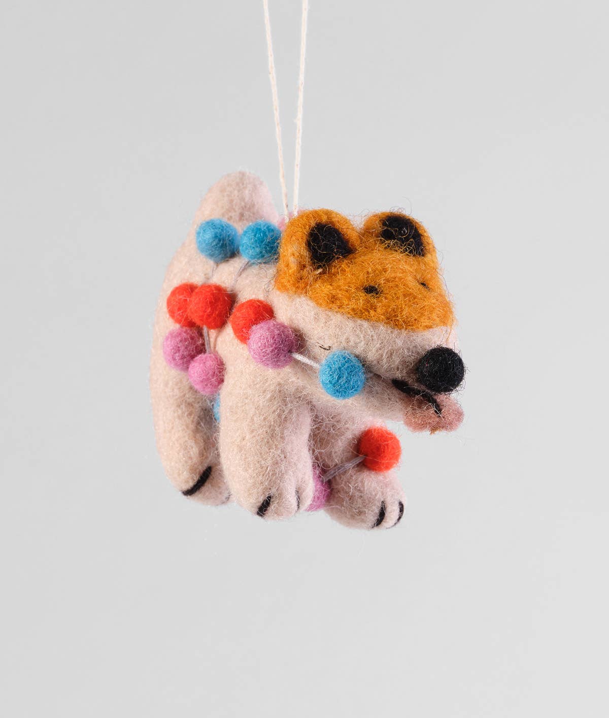 Handmade Felt: “Willa” Hanging Felt Ornament