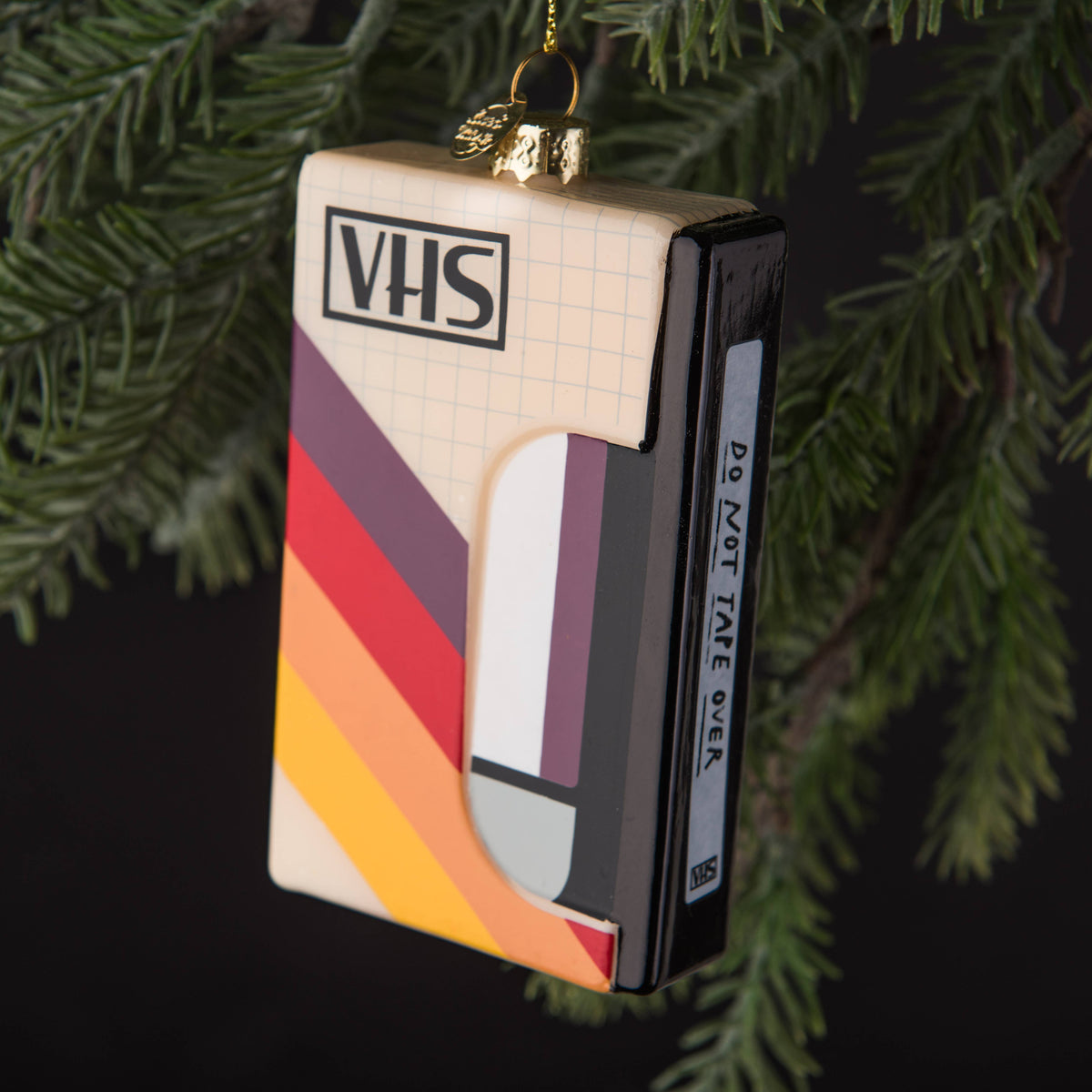 Handmade Glass : VHS Tape Ornament