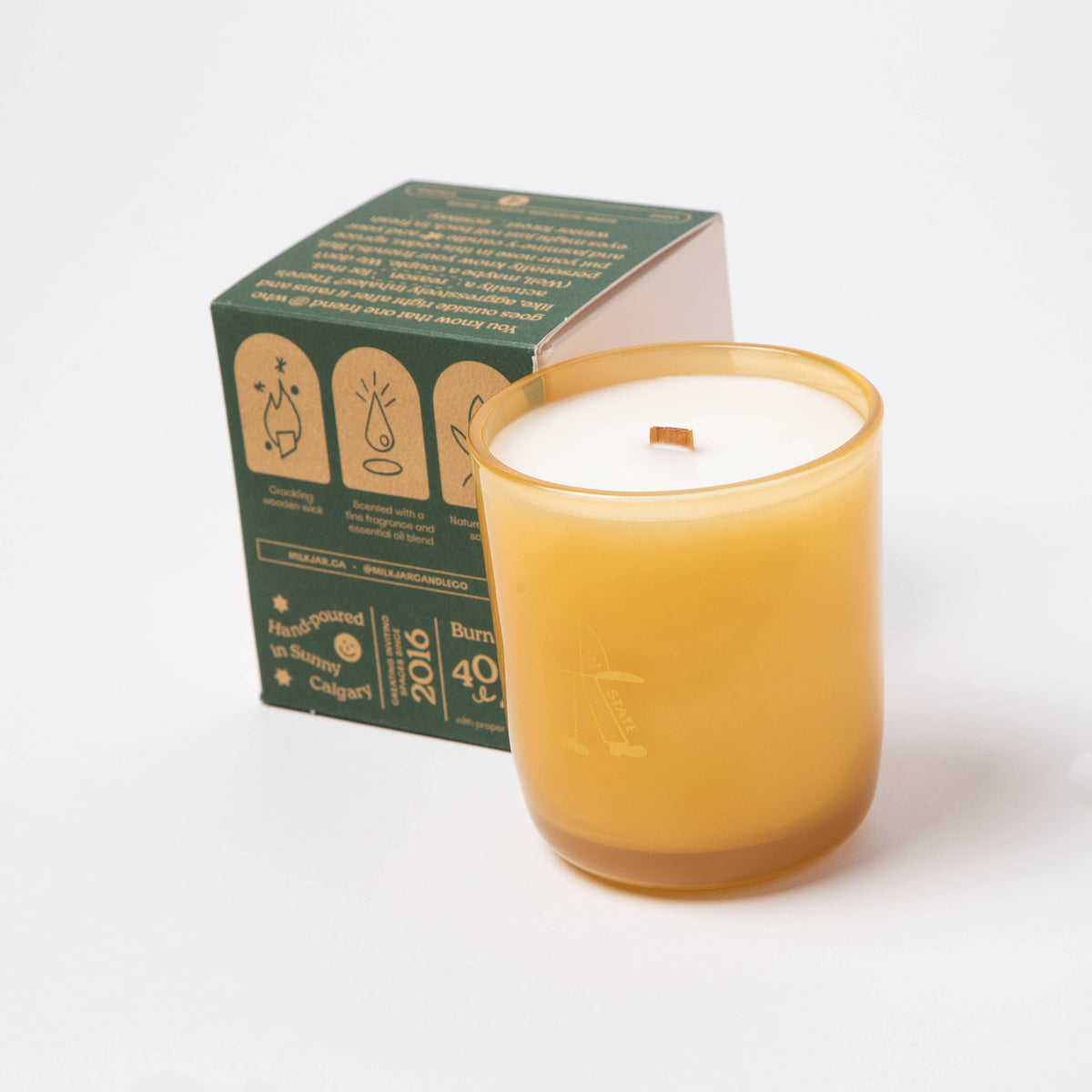 Garden State - Cedar &amp; Cassis Coconut Soy 8oz Candle