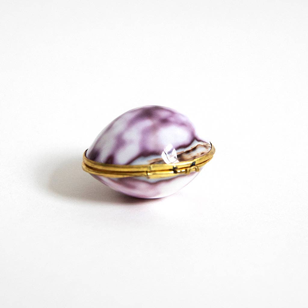 Lavender + Mint Lip Balm: Purple Cowry Shell