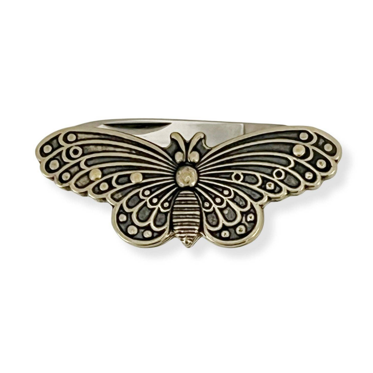 Cute Little Brass Animal Pocket Knife : Butterfly