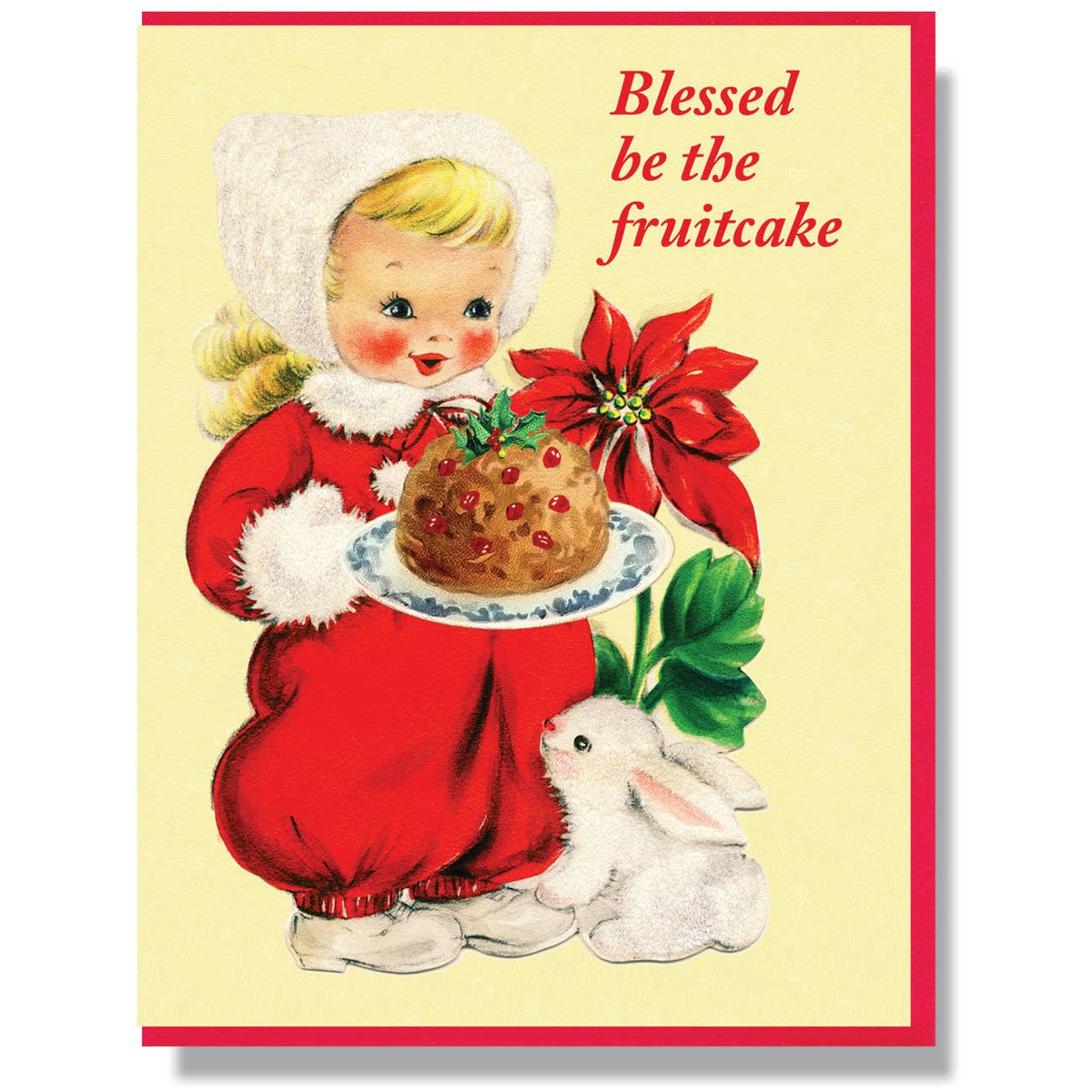 Blessed Be The Fruitcake Card: Single Card