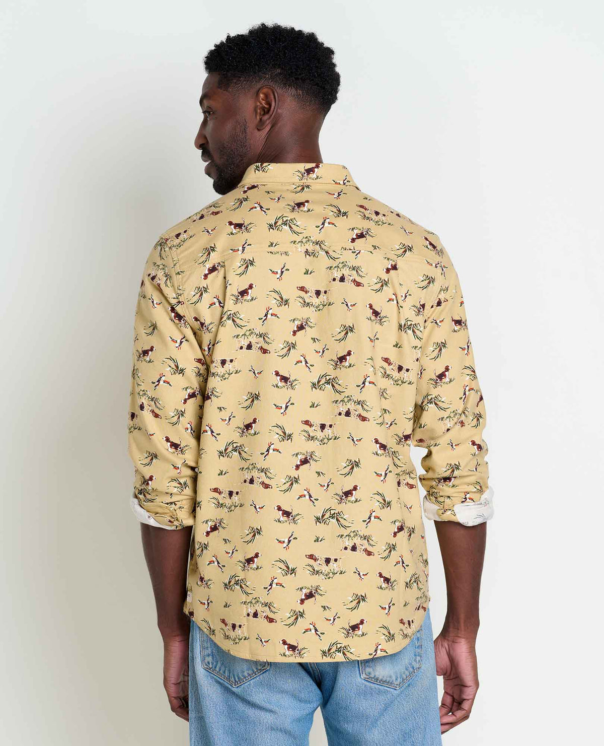 Flannagan LS Shirt (Carob Dog Print)