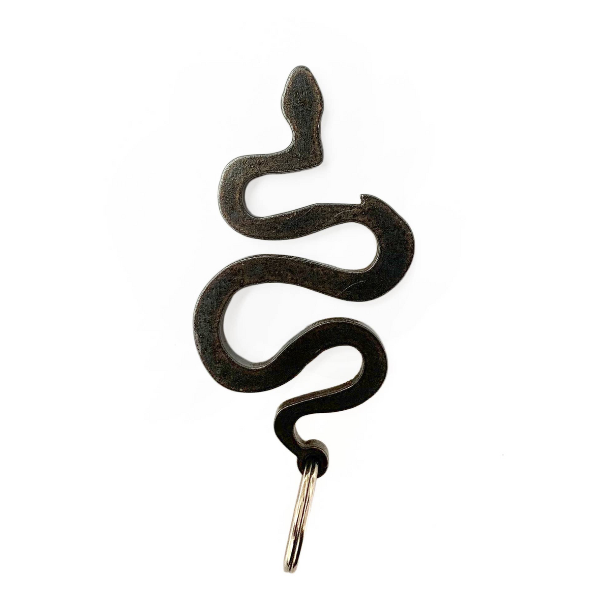 Sidewinder Bottle Opener Keychain / Steel Snake