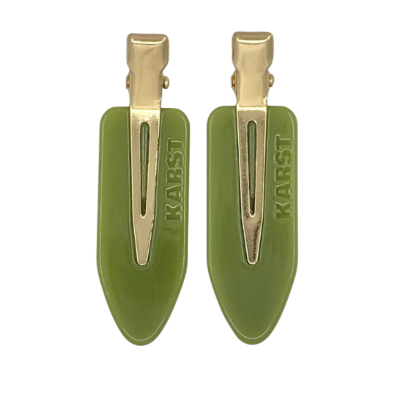 Creaseless Clips (Set of 2) — Olive