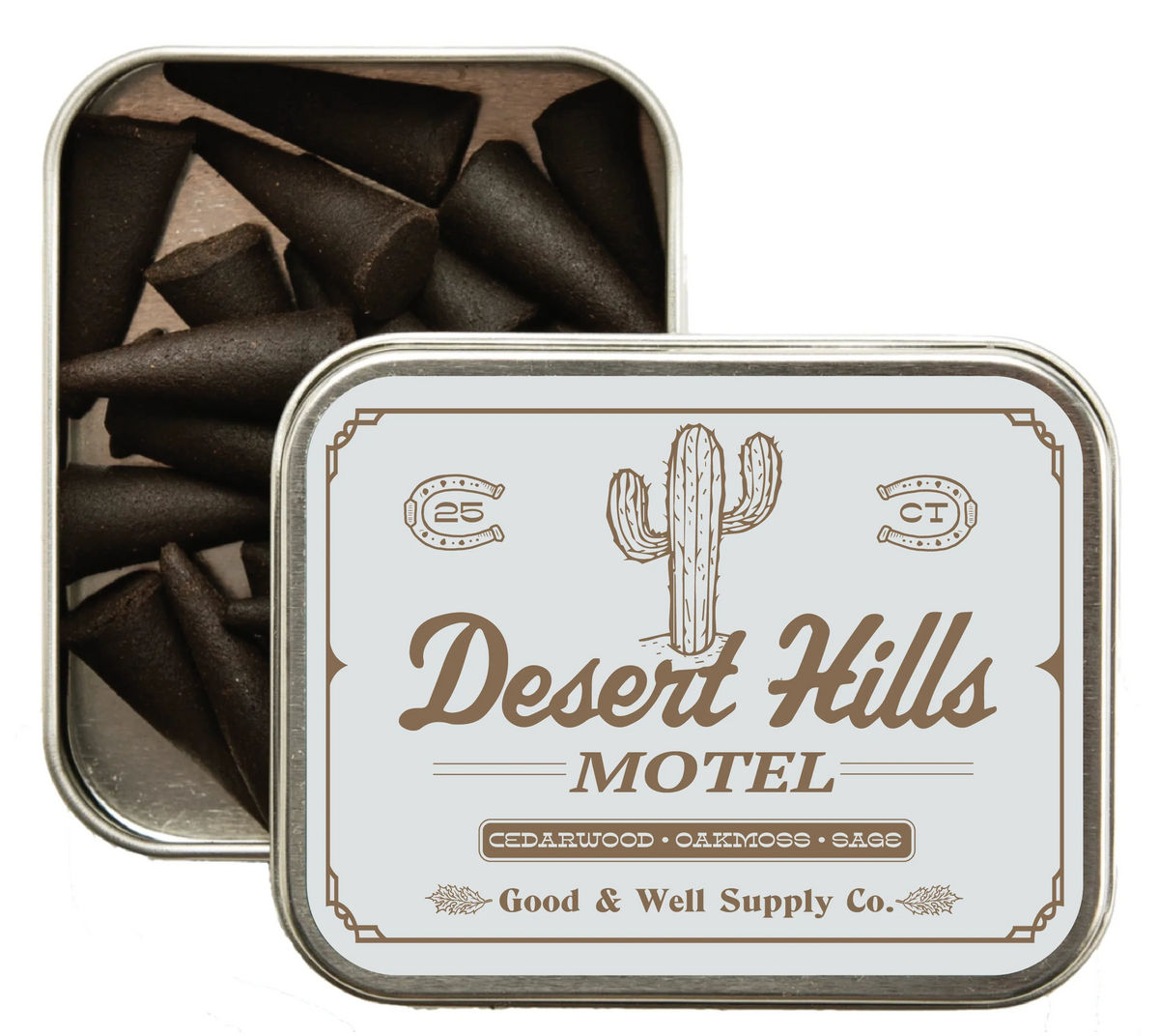 Desert Hills Motel Incense -  Cedarwood; Oakmoss &amp; Sage