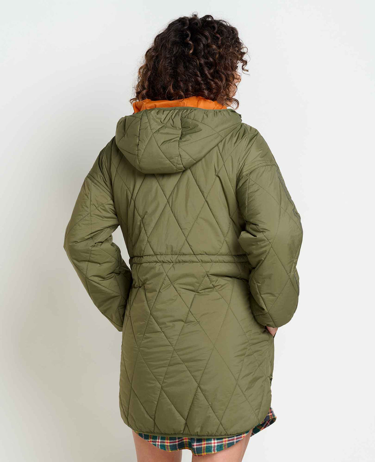 W’s Nomader Reversible Parka (Olive &amp; Persimmon)