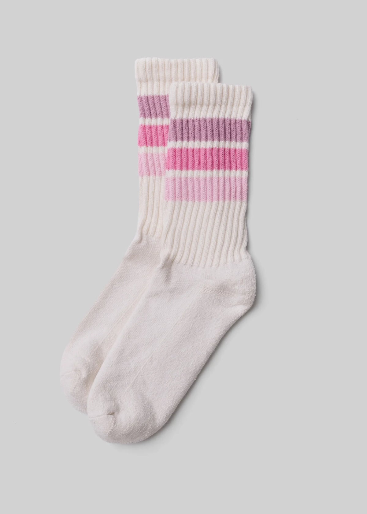 The Retro Birthday Stripe Crew - Pink