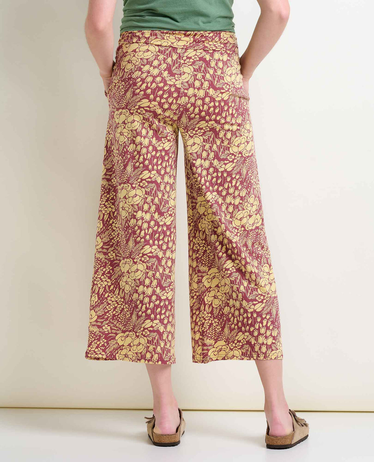 Chaka Wide Leg Pant (Purple Agate Garden Print)