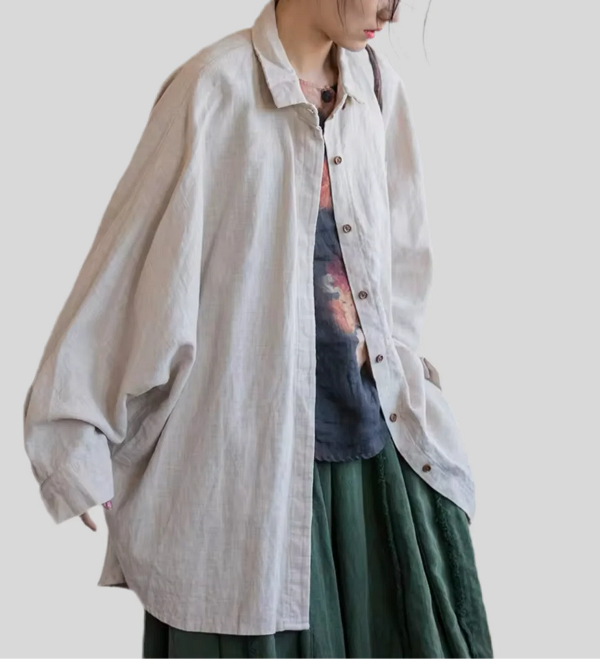 Oversized Cotton Shirt