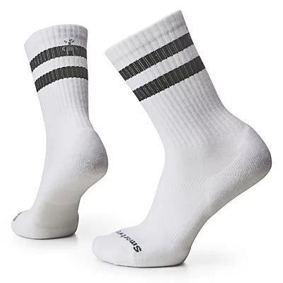 Athletic Stripe Crew (White)