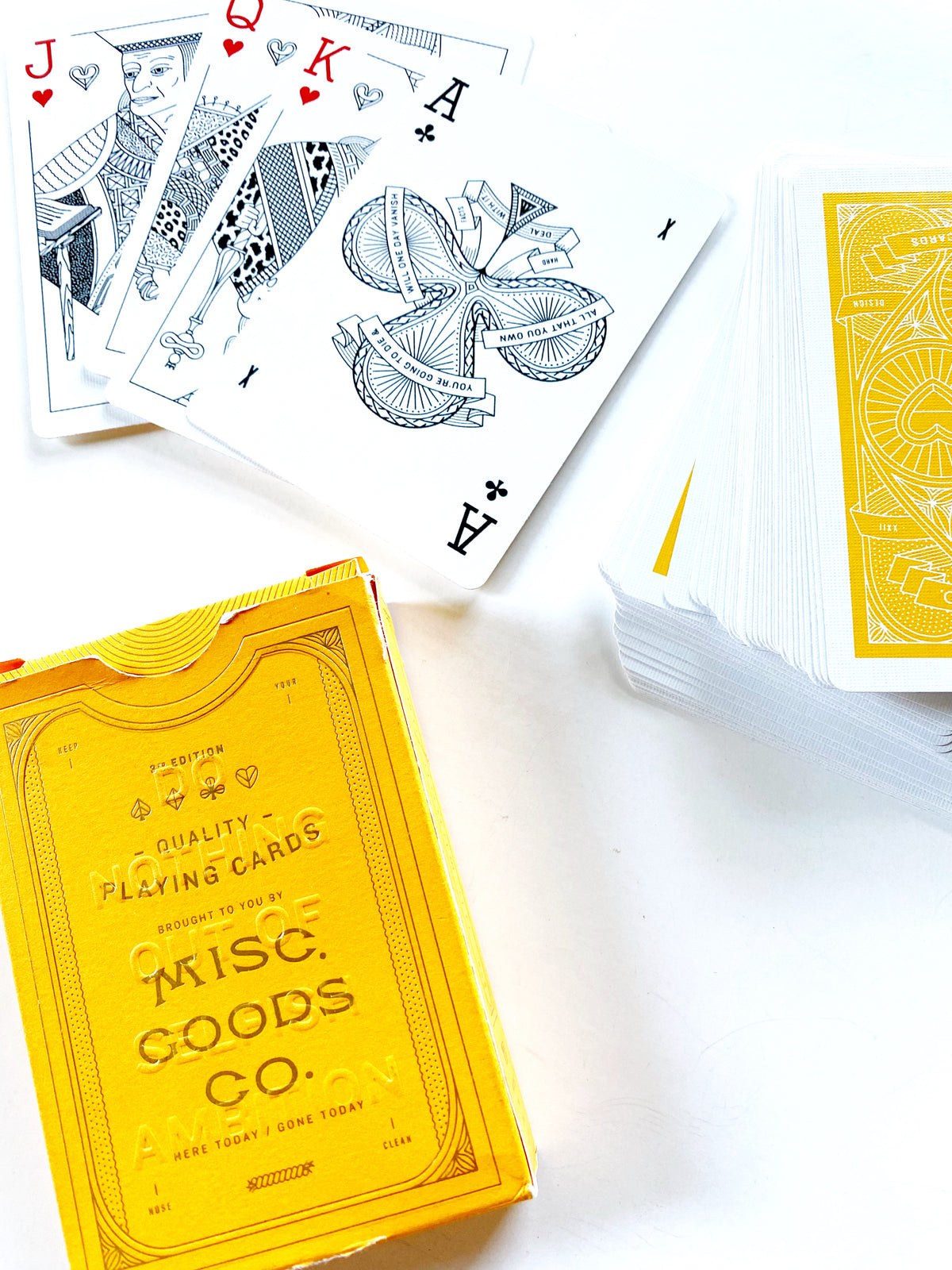 Misc Goods Co: Playing Cards Gold
