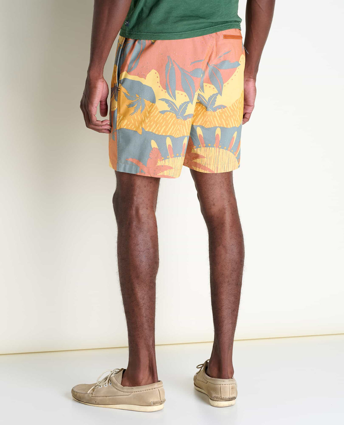 Boundless Pull-On Short: Umber Scenic Print